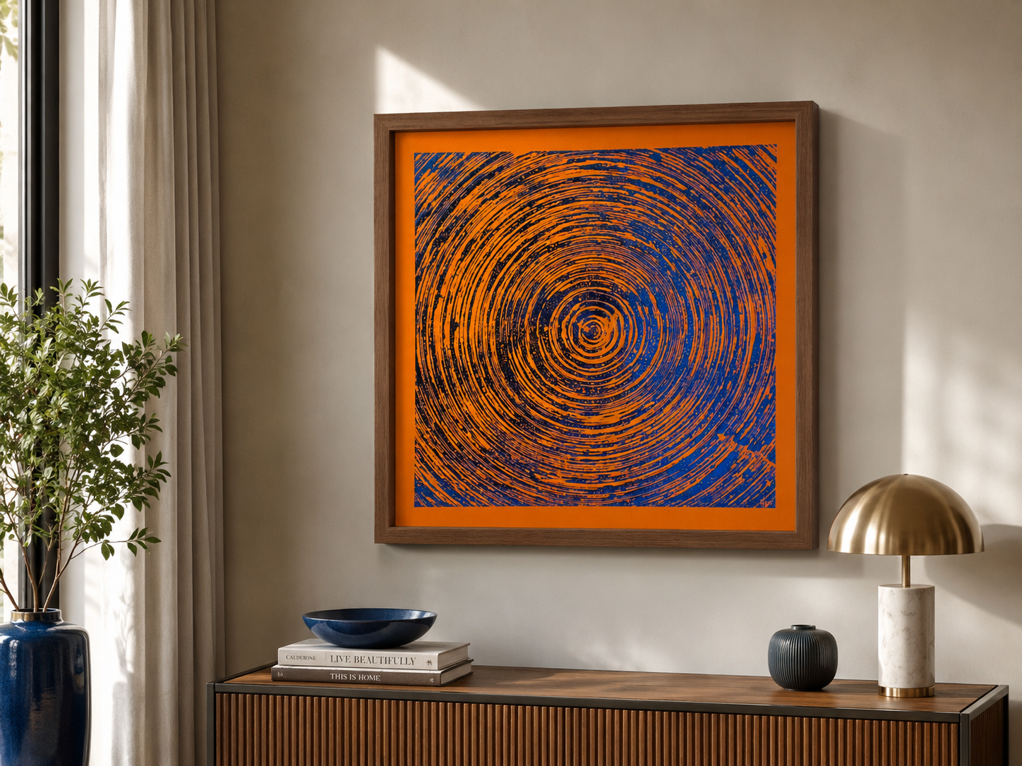 Orange & BLUE